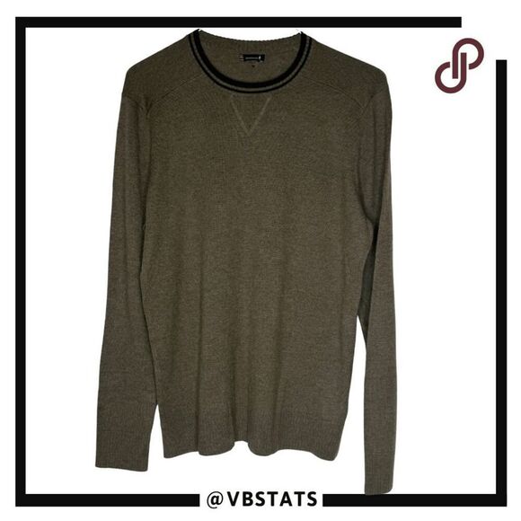 Smartwool Men's Long Sleeve Merino Wool Blend Crewneck Sweater Green‎ Medium - Picture 1 of 7